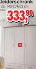 Aktuelles Kleiderschrank Angebot bei Die Möbelfundgrube in Trier ab 333,99 €