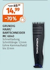 HAAR/BARTSCHNEIDER MC 6840 Angebote von GRUNDIG bei Müller Würzburg für 14,99 €