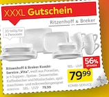 XXXL Gutschein KombiService „Vita“ im Angebot bei XXXLutz Möbelhäuser in Mülheim XXXL Gutschein KombiService „Vita“ Angebote von Ritzenhoff & Breker bei XXXLutz Möbelhäuser Mülheim für 79,99 €