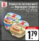 EDEKA Steinheim - Pommersche Feine Gutsleberwurst Angebot im Prospekt Pommersche Feine Gutsleberwurst bei EDEKA im Steinheim Prospekt für 1,79 €