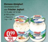Almighurt oder Frischer Joghurt bei V-Markt im Kaufbeuren Prospekt für 0,99 €