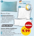 Nackenstützkissen oder Sommer-Winter-Kopfkissen Angebote von Form-Line und slep and dream bei Penny Stralsund für 9,00 €