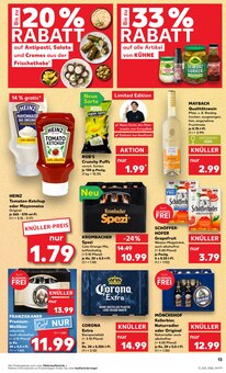 Krombacher im aktuellen Kaufland Prospekt (Freiberg) Krombacher im Kaufland Prospekt "Aktuelle Angebote" mit 54 Seiten (Freiberg)