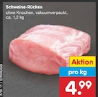 Schweine-Rücken bei Netto Marken-Discount im Prospekt "" für 4,99 €