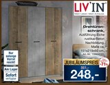 Schlafzimmerschrank im Möbel Inhofer Prospekt Drehtürenschrank von LIV'IN im aktuellen Möbel Inhofer Prospekt für 248,00 €