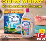 Waschmittel im Angebot bei Netto Marken-Discount in Buchholz Waschmittel Angebote von Weißer Riese bei Netto Marken-Discount Buchholz für 11,99 €