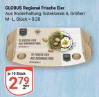 Regional Frische Eier im Angebot bei GLOBUS in Zwickau Regional Frische Eier Angebote von Globus bei GLOBUS Zwickau für 2,79 €
