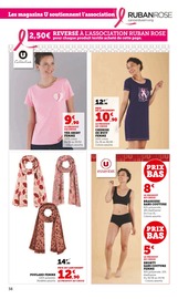 Promo Lingerie dans le catalogue Hyper U du moment à la page 38