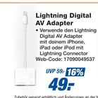 Lightning Digital AV Adapter bei expert im Backnang Prospekt für 49,00 €