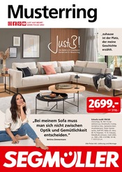 Ecksofa im Segmüller Prospekt in Augsburg Aktueller Segmüller Prospekt mit Ecksofa, "Segmüller - Musterring", Seite 1