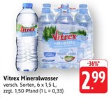 EDEKA - Mineralwasser Angebot im Prospekt Mineralwasser bei EDEKA im Prospekt "" für 2,99 €