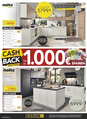 Aktueller BRAUN Möbel-Center Prospekt mit Kochfeld, "CA$HBACK WOCHEN", Seite 16