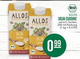 Soja Cuisine im Angebot bei Marktkauf in Hagen Soja Cuisine Angebote von Allos bei Marktkauf Hagen für 0,99 €
