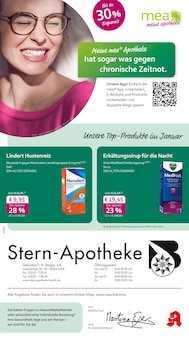mea - meine apotheke Prospekt der KW 4 "Unsere Januar-Angebote" Aktueller mea - meine apotheke Prospekt "Unsere Januar-Angebote" Seite 1 von 4 Seiten