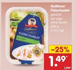 Golßener Fleischsalat gekühlt mit Gurke im aktuellen Netto Marken-Discount Prospekt
