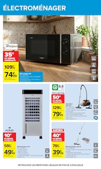 Promotion Micro-Ondes dans le prospectus Carrefour, valable du 07/07/2026 au 20/07/2026 Promo Micro-Ondes dans le catalogue Carrefour du moment à la page 75