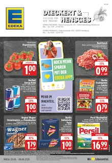 EDEKA Prospekt der Woche "Aktuelle Angebote" Seite 1, 23.06.2025 bis 28.06.2025 für Heinsberg Aktueller EDEKA Prospekt "Aktuelle Angebote" Seite 1 von 24 Seiten für Heinsberg