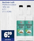 Aktuelle Berliner Luft Angebote bei Getränkewelt in Krefeld Aktuelles Pfefferminzlikör Angebot bei Getränkewelt in Krefeld ab 6,99 €
