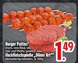 Burger Patties von  im aktuellen EDEKA Prospekt für 1,49 €