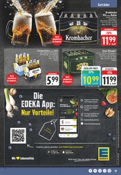 Krombacher im EDEKA Prospekt in Kempen Aktueller EDEKA Prospekt mit Krombacher, "Aktuelle Angebote", Seite 19