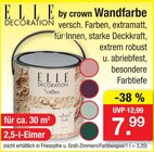 Wandfarbe Angebote von Elle Decoration by Crown bei Zimmermann Goslar für 7,99 €