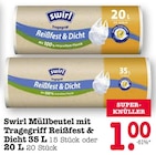 Aktuelles Müllbeutel mit Tragegriff Reißfest & Dicht 35 L oder 20 L Angebot bei E center in Wiesbaden ab 1,00 €