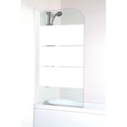 Pare-baignoire Missi - Blanc - 80x140cm en promo chez Brico Cash Niort à 68,00 €