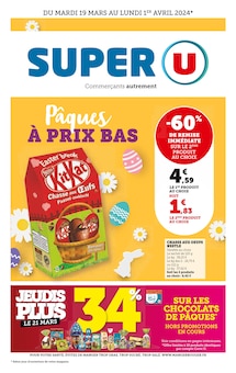 Promo Nestlé dans le catalogue Super U du moment à la page 1