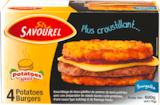 4 Potatoes burgers - Savourel - Norma à Colmar 4 Potatoes burgers - Savourel en promo chez Norma Colmar à 5,19 €