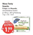 Tasty Snacks Crisps von Wasa im aktuellen V-Markt Prospekt für 1,99 €
