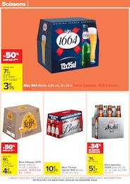 Prix et réduction Bière dans le prospectus Carrefour en cours Offre Bière dans le catalogue Carrefour du moment à la page 61