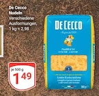 Nudeln im Angebot bei GLOBUS in Weinheim Nudeln Angebote von De Cecco bei GLOBUS Weinheim für 1,49 €