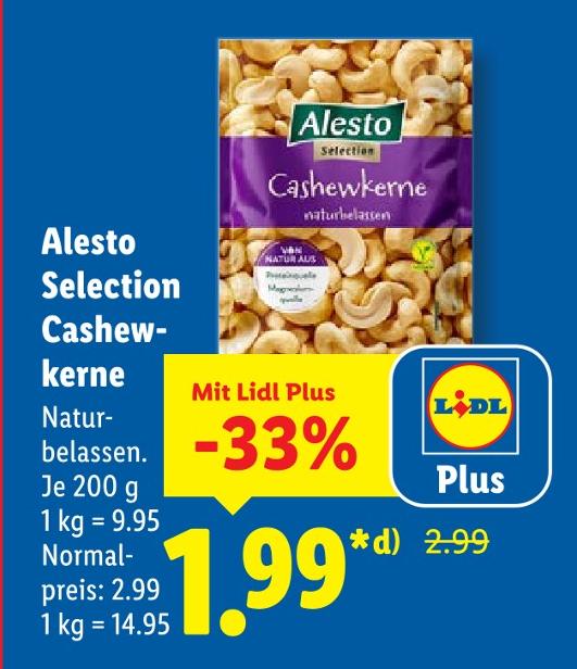Selection Cashewkerne