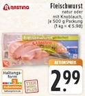 Fleischwurst bei E center im Wesseling Prospekt für 2,99 €