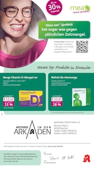 mea - meine apotheke Prospekt Unsere Oktober-Angebote mit 4 Seiten