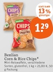 Corn & Rice Chips Paprika im Angebot bei tegut in Wiesbaden Corn & Rice Chips Paprika Angebote von Benlian bei tegut Wiesbaden für 1,29 €