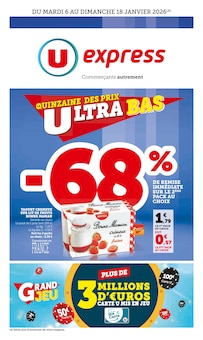 Prospectus U Express de la semaine "U Express" avec 16 pages, valide du 06/01/2026 au 18/01/2026 pour Nantes et alentours