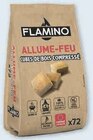 Sachet de 72 cubes allume feu - FLAMINO en promo chez Hyper U Montigny-en-Gohelle à 5,23 €