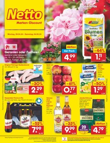 Balkonpflanzen im Netto Marken-Discount Prospekt "Aktuelle Angebote" mit 50 Seiten (Cottbus)