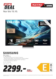 Fernseher im MediaMarkt Saturn Prospekt Fernseher im MediaMarkt Saturn Prospekt 0% Finanzierung auf S. 3