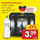 Mineralwasser Angebote von Sawell bei Netto Marken-Discount Bocholt für 3,29 €
