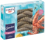 Gambas géantes entières ASC - Costa - Supermarchés Match à Calais Gambas géantes entières ASC - Costa en promo chez Supermarchés Match Calais à 11,89 €