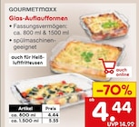 Glas-Auflaufformen von GOURMETmaxx im aktuellen Netto Marken-Discount Prospekt für 4,44 €