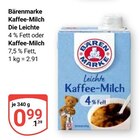 Die Leichte Kaffee-Milch 4 % Fett im Angebot bei GLOBUS in Altenburg Die Leichte Kaffee-Milch 4 % Fett Angebote von Bärenmarke bei GLOBUS Altenburg für 0,99 €