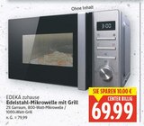 Edelstahl-Mikrowelle mit Grill im Angebot bei E center in Falkensee Edelstahl-Mikrowelle mit Grill Angebote von EDEKA zuhause bei E center Falkensee für 69,99 €