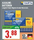 Aktuelle Batterie Angebote bei Marktkauf in Bielefeld Aktuelles Longlife Power Mignon AA Angebot bei Marktkauf in Bielefeld ab 3,88 €