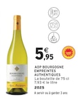 AOP Bourgogne - EMPREINTES AUTHENTIQUES en promo chez Intermarché Super AOP Bourgogne - EMPREINTES AUTHENTIQUES dans le catalogue Intermarché Super