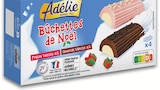 Bûchettes glacées 2 chocolat vanille et 2 fraise vanille - ADÉLIE en promo chez Intermarché Super Bûchettes glacées 2 chocolat vanille et 2 fraise vanille - ADÉLIE dans le catalogue Intermarché Super