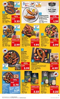 Bratwurst im Kaufland Prospekt "RICHTIG GÜNSTIG GRILLEN" mit 8 Seiten (Essen)