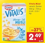 Vitalis Müsli von Dr. Oetker im aktuellen Netto Marken-Discount Prospekt